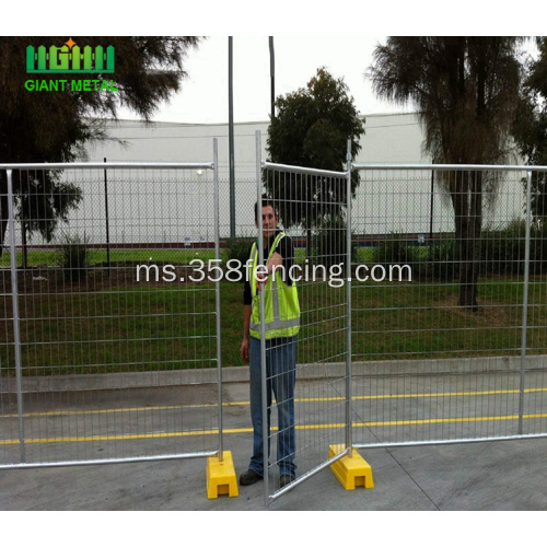 Berkualiti tinggi pagar sementara yang kuat dipancarkan sementara pagar sementara tetap tergelincir pagar sementara